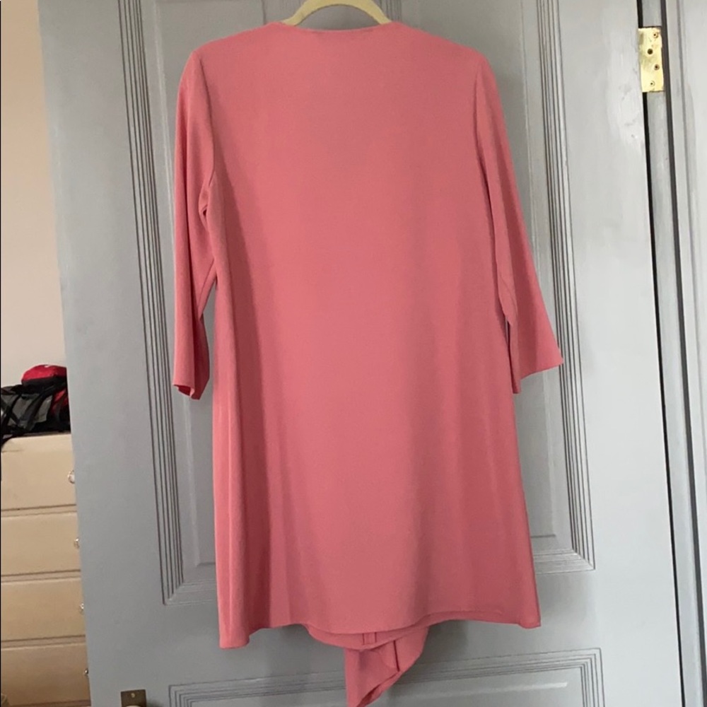 Zara Pink Ruffle Shift Dress - Picture 2 of 3